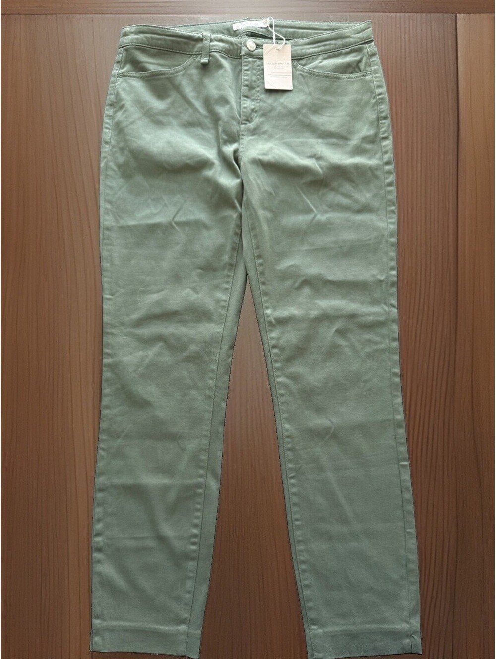 Peter Millar Karlie NWT Sz 10 Green Modal Stretch Sateen 27” Pant MSRP $130 Soft